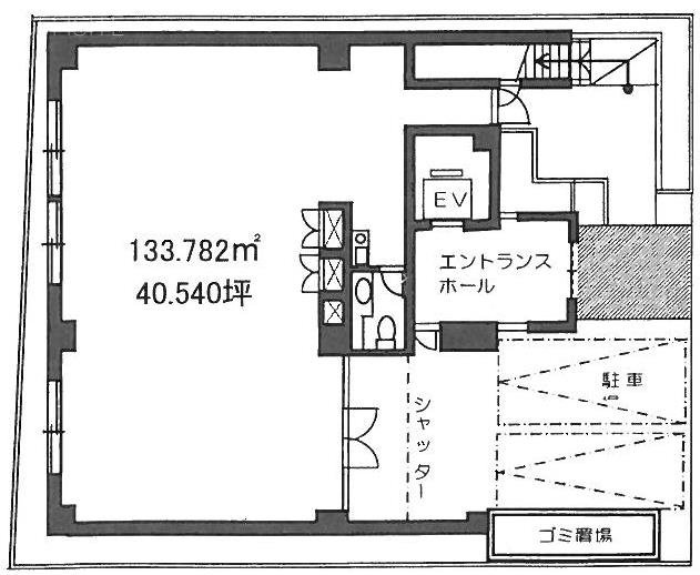 SHINJUKU5-Ⅱビル1F 間取り図