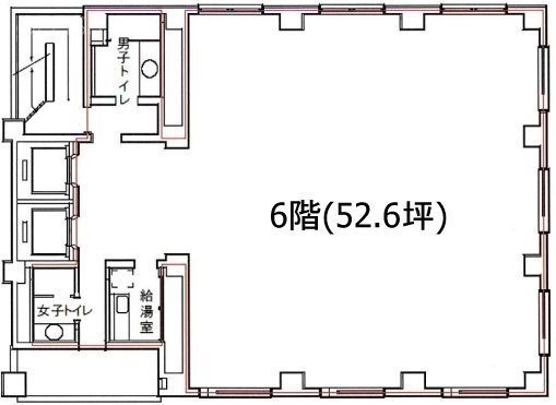 エスエフ茅場町(SF茅場町)ビル6F 間取り図