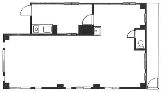 CSソレイユビル1F 間取り図