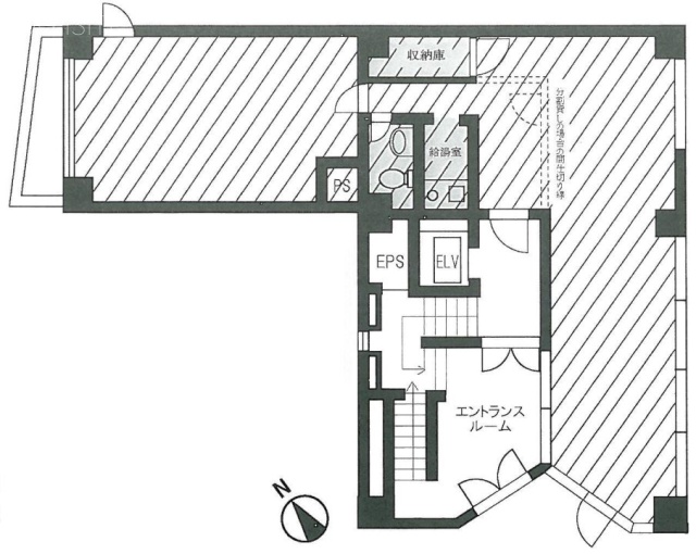 枝ビル1F 間取り図