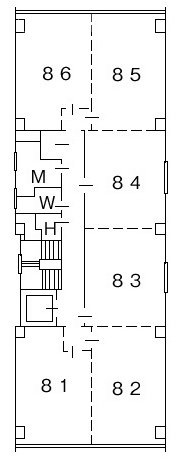 喜助新千代田ビル84 間取り図