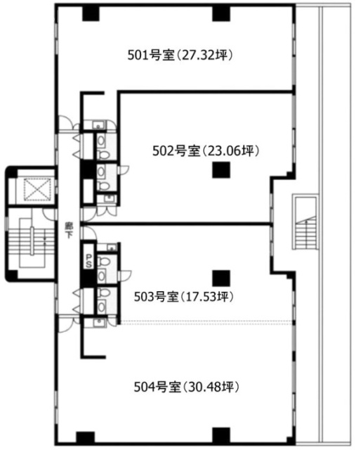 カーサブランカビル503 間取り図