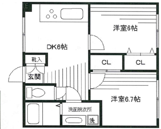 千代田ビル804 間取り図