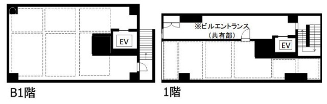 TMKビルB1F～1F 間取り図