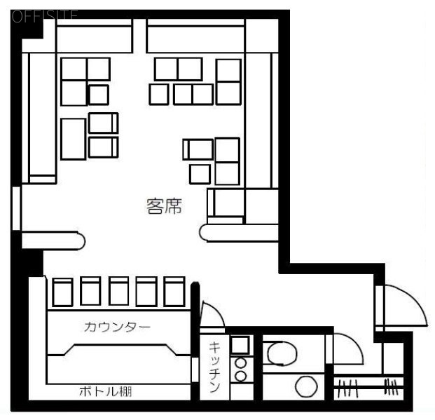 赤坂青明会館C 間取り図