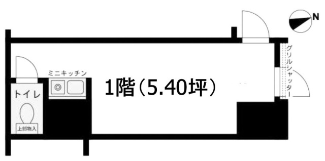 日本橋八重洲デュープレックスポーション101 間取り図