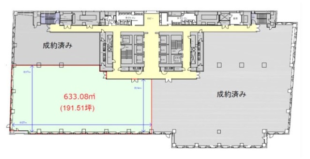 武田御堂筋ビル4F 間取り図