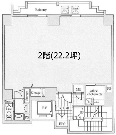 ライヴス南池袋2F 間取り図