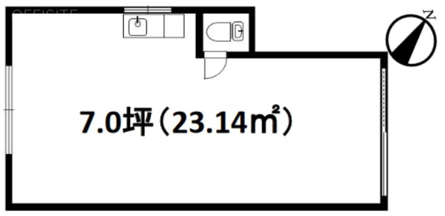 ミヤウチビル1F 間取り図