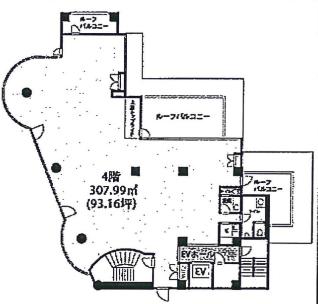 桜丘ビル4F 間取り図