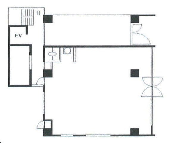 ASPガーデン新宿1F 間取り図