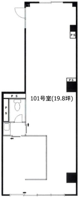 アール新宿御苑101 間取り図