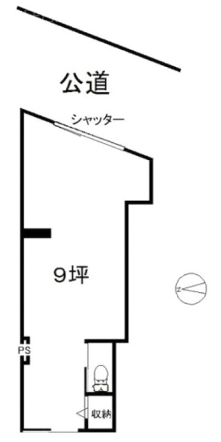 佐藤ビル1F 間取り図