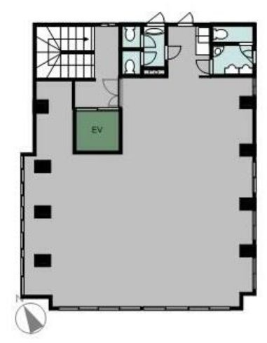 日本型枠ビル3F 間取り図
