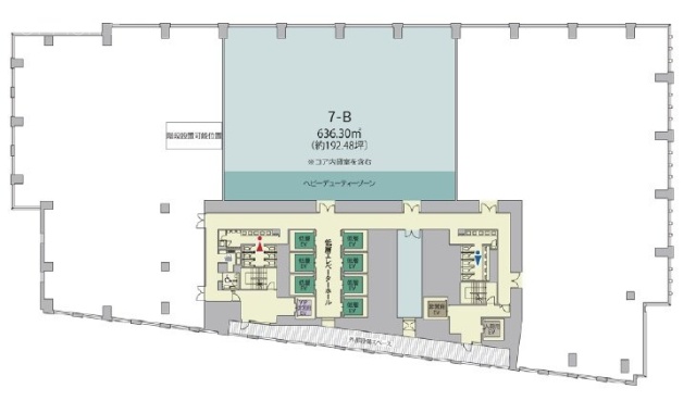 九段会館テラスB 間取り図