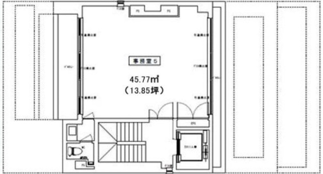 神田東松下町飯田鋲螺ビル5F 間取り図