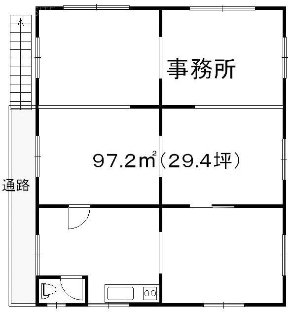 中台ビル201 間取り図