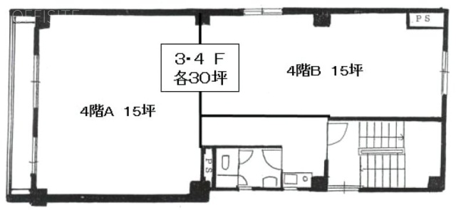 神田広栄ビルA 間取り図