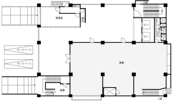 京王本所ビル1F 間取り図