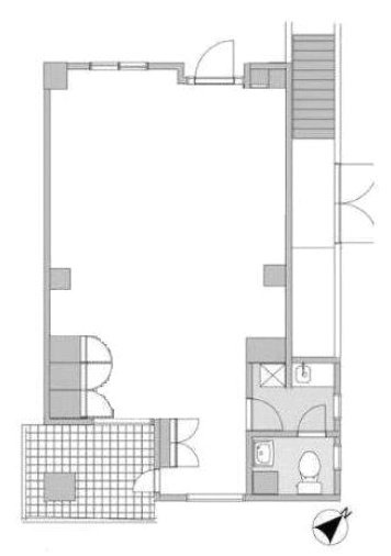 牧ケ谷ビル1F 間取り図