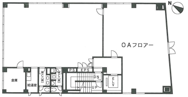 ジュニアー千駄ヶ谷3F 間取り図