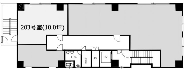 金葉ビル本館204 間取り図