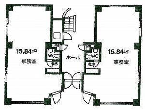 シティコーポ千駄ヶ谷ビル1F 間取り図