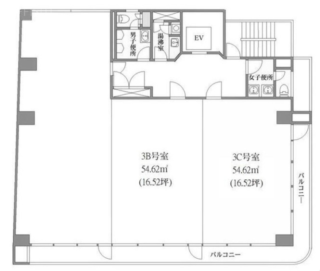 アーバン北千住ビルB 間取り図