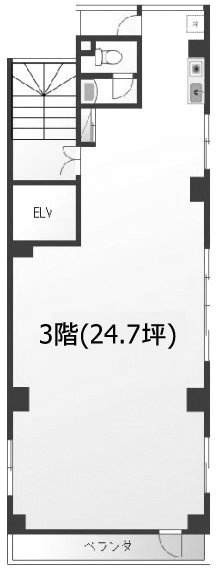斎藤ビル3F 間取り図
