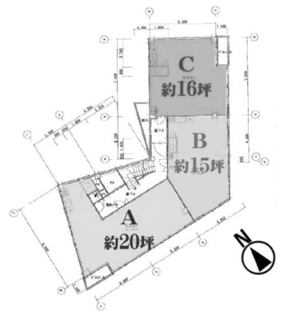 玉川ビルA 間取り図