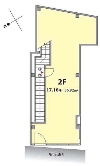 Citta神宮前2F 間取り図