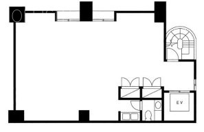 DJK人形町ビル4F 間取り図