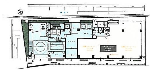 いちご日本橋イースト(G-PLACE日本橋)ビル1F 間取り図