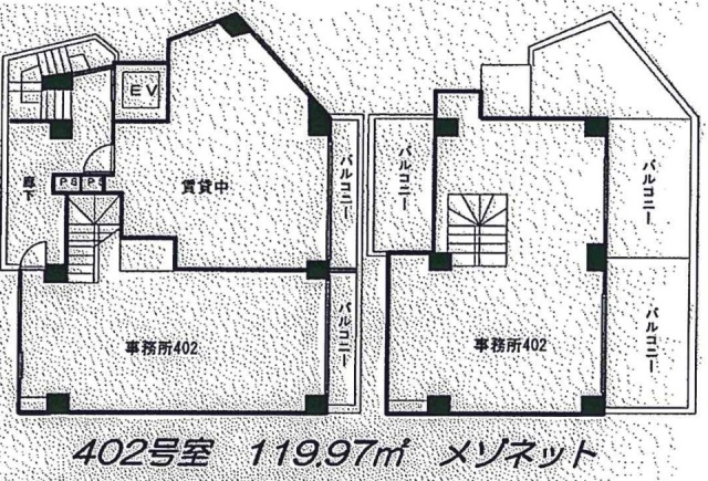 代々木公園セレナビル402 間取り図