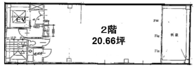 麻布Kビル2F 間取り図