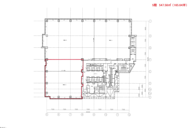 住友不動産渋谷ファーストタワービル5F 間取り図