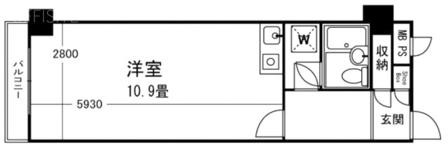 コンフォート麻布602 間取り図