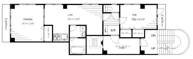 TRUST VALUE三田7F 間取り図