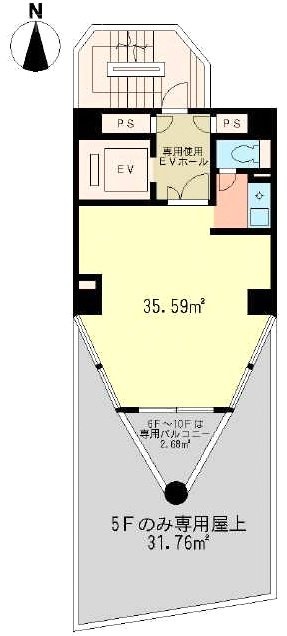 大森ビル5F 間取り図