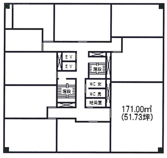 横浜西口加藤ビル4F-3 間取り図