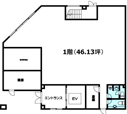 鈴木ビル1F 間取り図