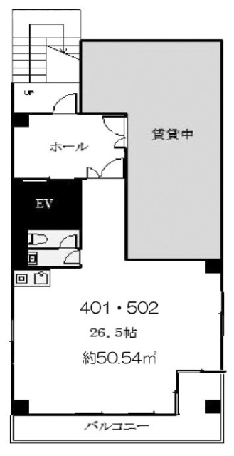 深津ビル401 間取り図