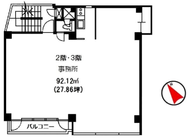 山崎ビル2F 間取り図