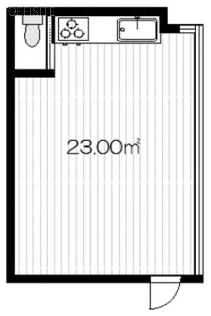 秀峰ハイツビル1F 間取り図