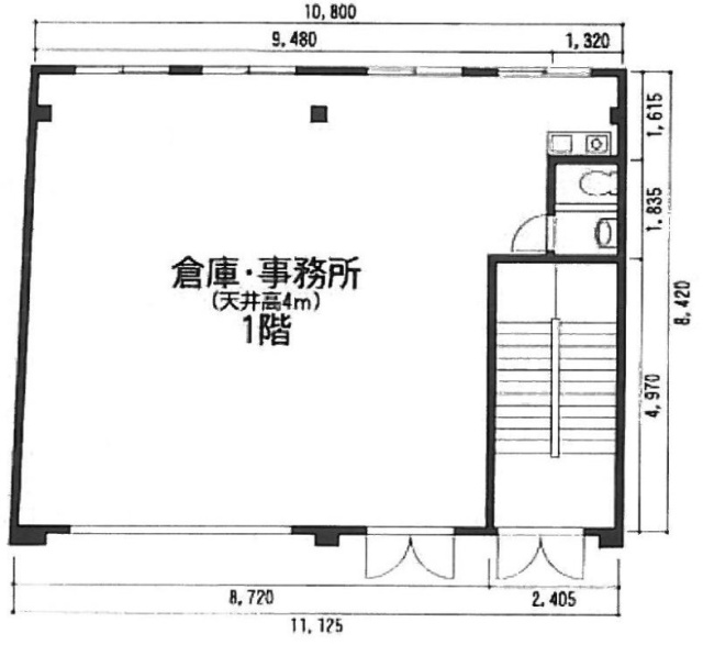 昌平橋細野ビル1F 間取り図