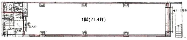 マガザン神田Ⅲ1F 間取り図