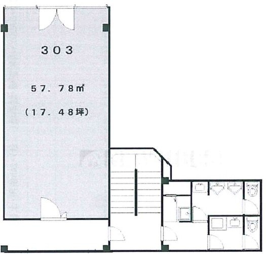 箪笥町SKビル303 間取り図