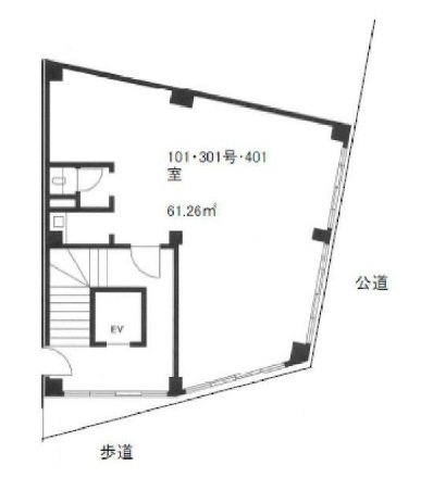 TANAKAビル401 間取り図