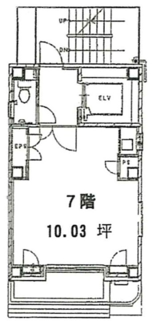 インターバンク水道橋ビル7F 間取り図