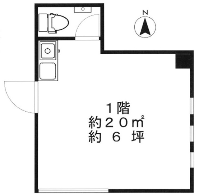 インフィニティ下北沢1F 間取り図